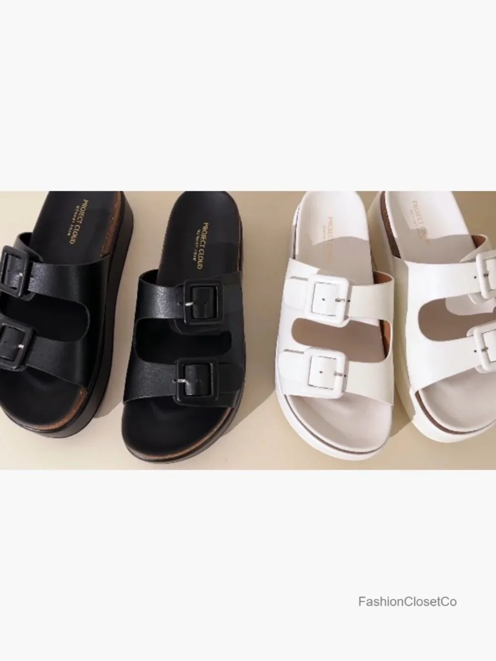 Plush & Soft Insole Wedge Slides for Women - Lightweight Platform Sandals